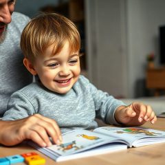 Jeux de lecture avec un enfant